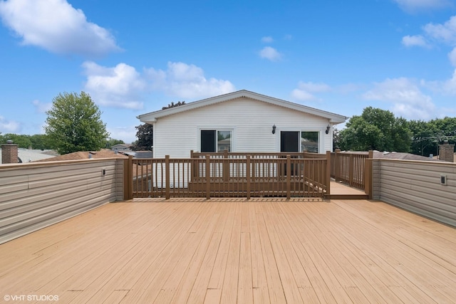 7032 W 63rd Pl, Chicago, IL 60638 - view of wooden deck