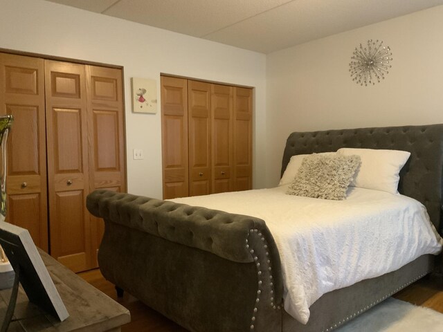 6560 W Diversey Ave Unit 417, Chicago, IL 60707 - bedroom featuring wood finished floors and multiple closets