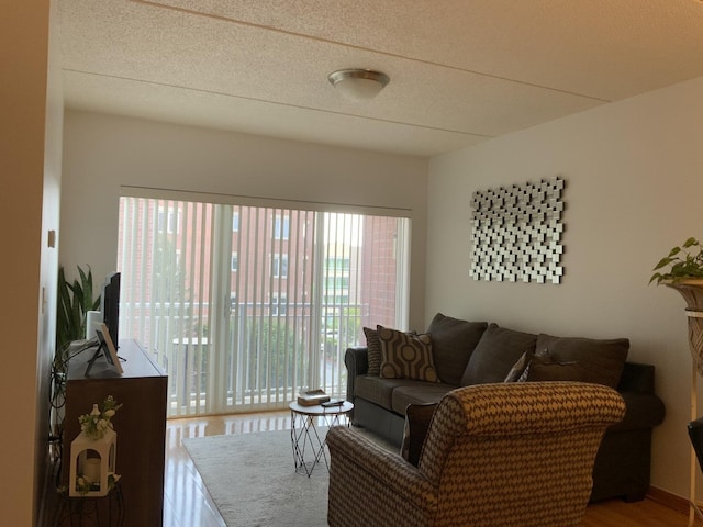 6560 W Diversey Ave Unit 417, Chicago, IL 60707 - living room featuring wood finished floors