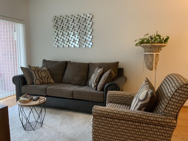 6560 W Diversey Ave Unit 417, Chicago, IL 60707 - living area featuring wood finished floors