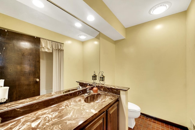 410 N Bradley Rd, Mettawa, IL 60045 - bathroom featuring vanity and recessed lighting