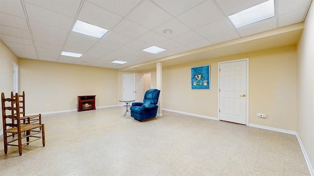 3201 Rockwell Cir, Mundelein, IL 60060 - unfurnished room with a drop ceiling and tile patterned floors