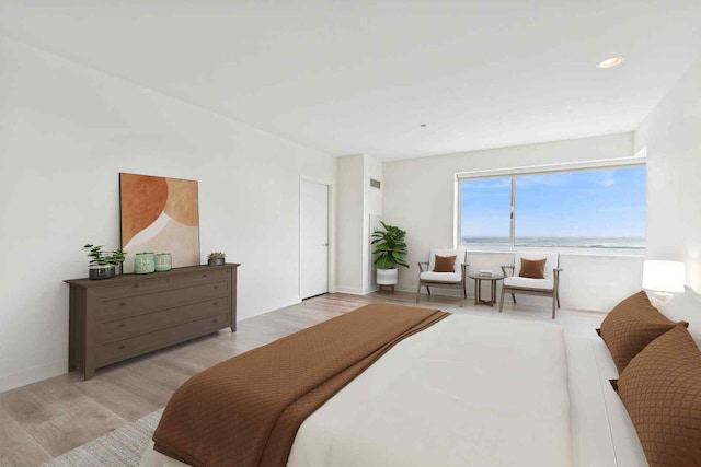 737 W Washington Blvd Unit 3308, Chicago, IL 60661 - bedroom with wood finished floors and recessed lighting