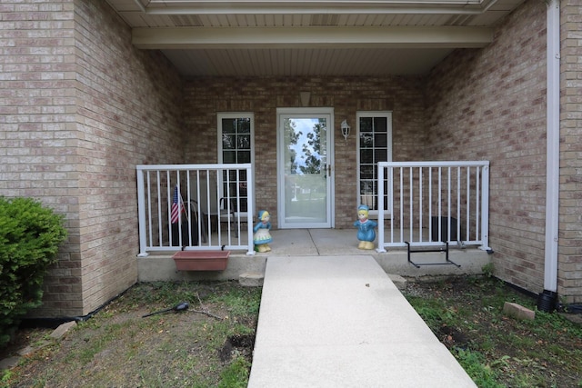 1053 Sycamore St, Beecher, IL 60401 - entrance to property featuring covered porch and brick siding