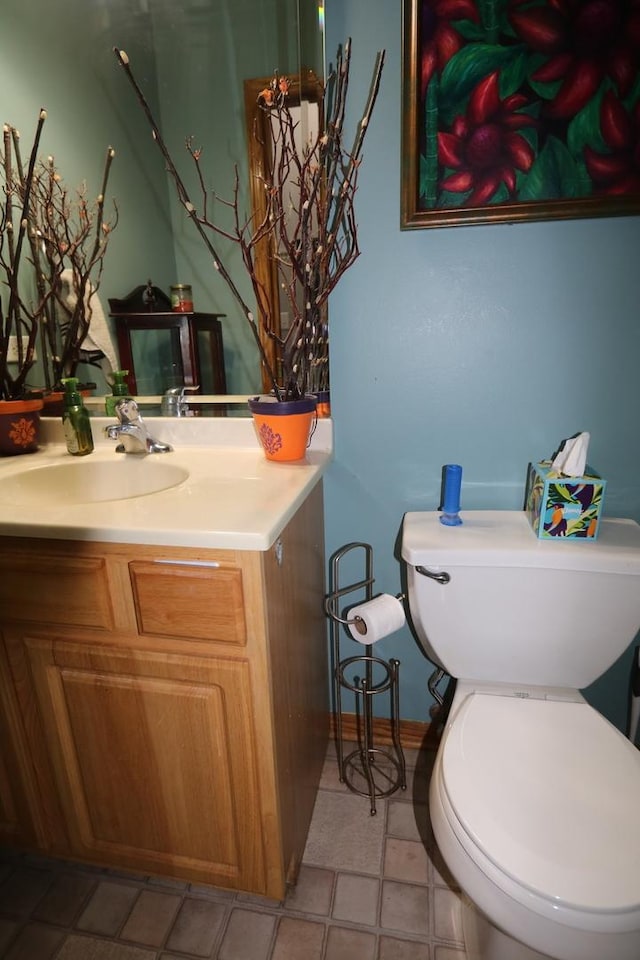 1053 Sycamore St, Beecher, IL 60401 - bathroom with toilet and vanity
