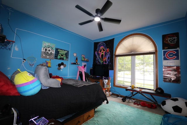 1053 Sycamore St, Beecher, IL 60401 - bedroom with a ceiling fan