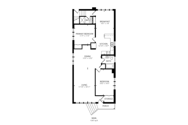 11531 S S Ave J, Chicago, IL 60617 - property floor plan