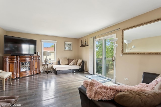 2855 Weld Rd, Elgin, IL 60124 - living room featuring wood finished floors