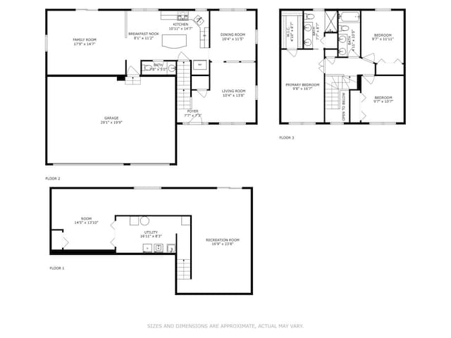 2855 Weld Rd, Elgin, IL 60124 - view of floor plan / room layout
