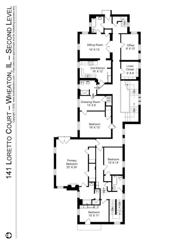 141 Loretto Ct, Wheaton, IL 60189 - view of floor plan / room layout