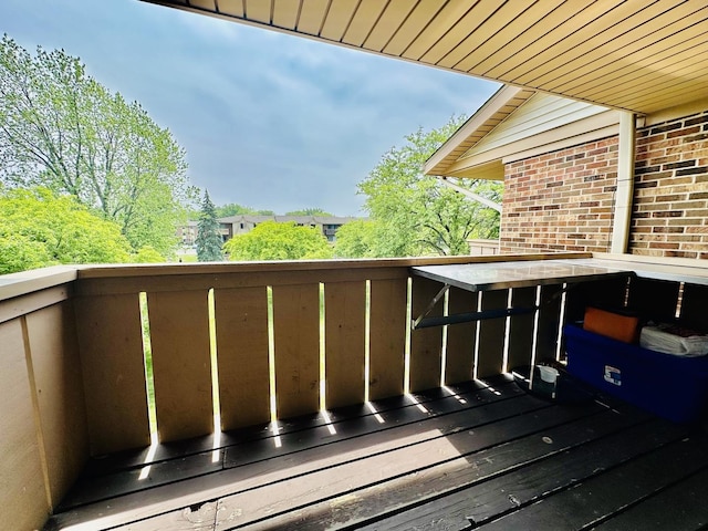 11 Echo Ct Unit 17, Vernon Hills, IL 60061 - view of wooden deck