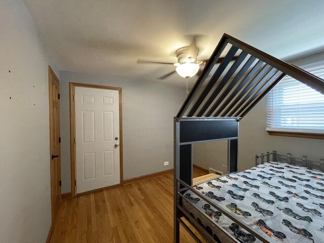 10505 S Central Park Ave, Chicago, IL 60655 - bedroom featuring light wood-style floors and a ceiling fan