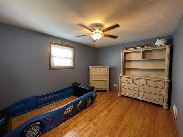 10505 S Central Park Ave, Chicago, IL 60655 - bedroom with wood finished floors and ceiling fan