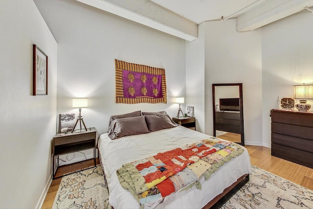 124 W Polk St Unit 603, Chicago, IL 60605 - bedroom with wood finished floors and baseboards