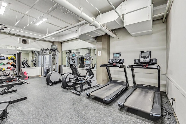 124 W Polk St Unit 603, Chicago, IL 60605 - view of gym