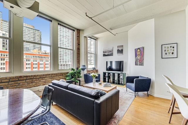 124 W Polk St Unit 603, Chicago, IL 60605 - living area with wood finished floors