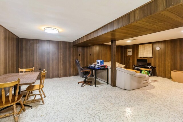 1550 Marshall Dr, Des Plaines, IL 60018 - office space featuring wood walls