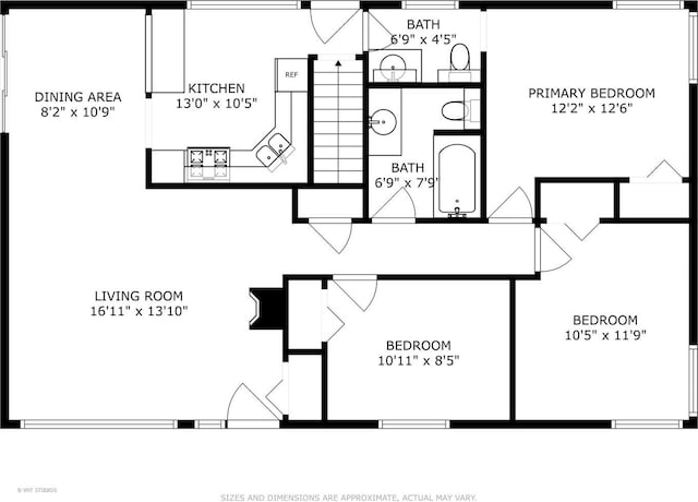 1550 Marshall Dr, Des Plaines, IL 60018 - view of floor plan / room layout