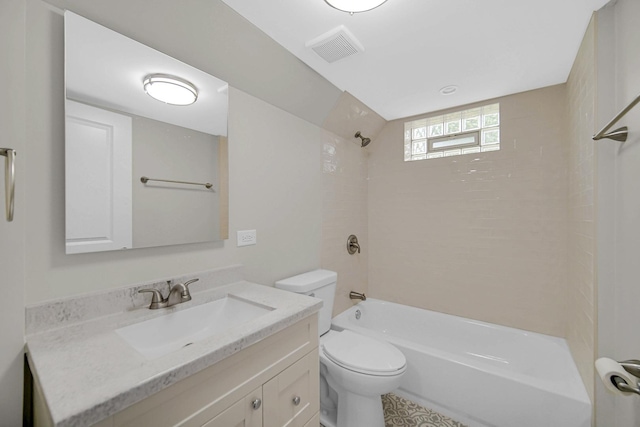 17401 Emerson Ave, Hazel Crest, IL 60429 - bathroom with vanity and bathtub / shower combination
