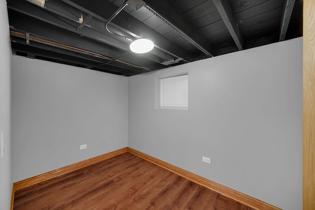 1515 E 85th St, Chicago, IL 60619 - finished basement with wood finished floors and baseboards