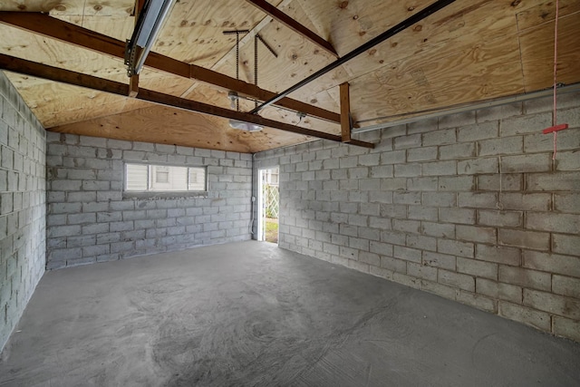 1515 E 85th St, Chicago, IL 60619 - basement featuring concrete block wall