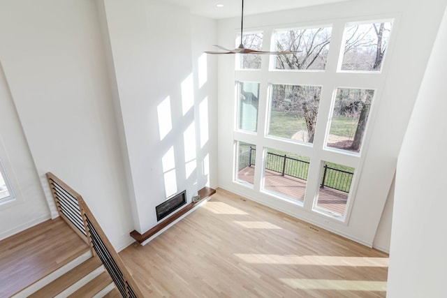 26205 Stewart Ridge Dr, Plainfield, IL 60585 - foyer featuring a high ceiling and light wood-style flooring