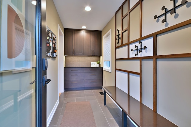 717 S Washington St, Elmhurst, IL 60126 - mudroom featuring recessed lighting and tile patterned flooring