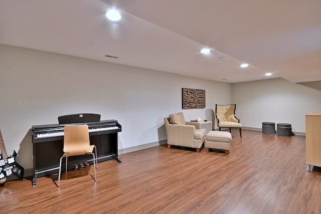 717 S Washington St, Elmhurst, IL 60126 - home office featuring recessed lighting and wood finished floors
