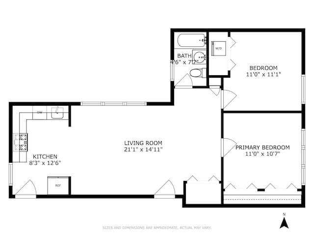 6970 N Wolcott Ave Unit 1, Chicago, IL 60626 - view of home floor plan