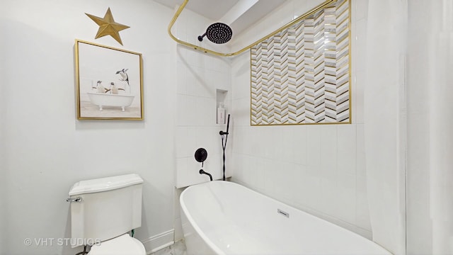 4335 Lee St, Skokie, IL 60076 - full bath featuring tile walls and toilet