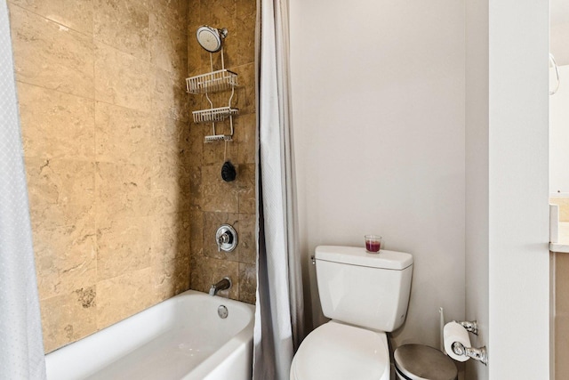 901 W Madison St Unit 1002, Chicago, IL 60607 - bathroom with toilet and shower / bath combination with curtain