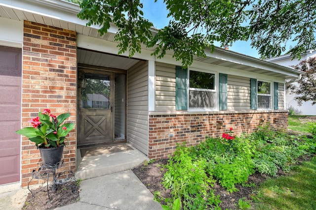 6853 Red Wing Dr, Woodridge, IL 60517 - property entrance with brick siding
