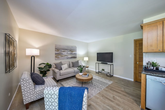 6853 Red Wing Dr, Woodridge, IL 60517 - living room featuring light wood-style flooring