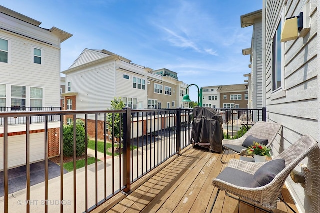 3546 Kemper Dr, Woodridge, IL 60517 - deck featuring a residential view