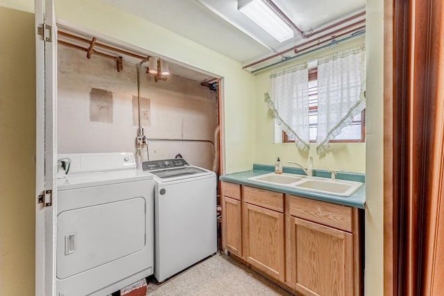 7125 S Richmond St, Chicago, IL 60629 - laundry room with cabinet space, washer and dryer, and light flooring