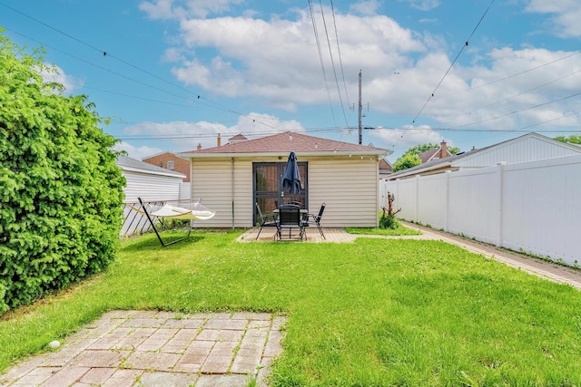 7125 S Richmond St, Chicago, IL 60629 - back of house featuring a patio area and a fenced backyard
