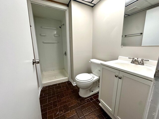 2363 Cove Dr, Hanover Park, IL 60133 - full bathroom with vanity and a stall shower