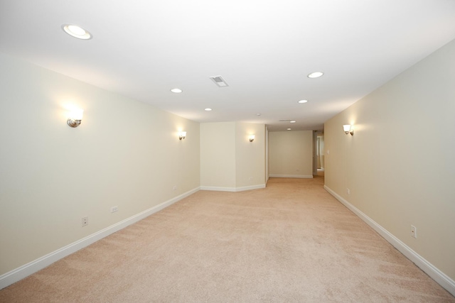 1058 Oakview Dr Unit 1058, Wheaton, IL 60187 - below grade area featuring recessed lighting and light carpet