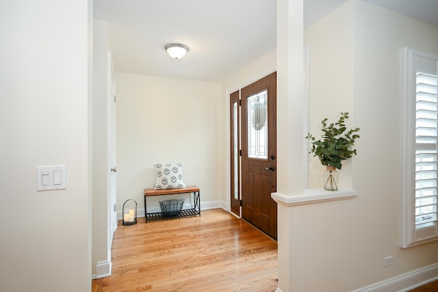 1058 Oakview Dr Unit 1058, Wheaton, IL 60187 - foyer entrance with light wood finished floors and baseboards