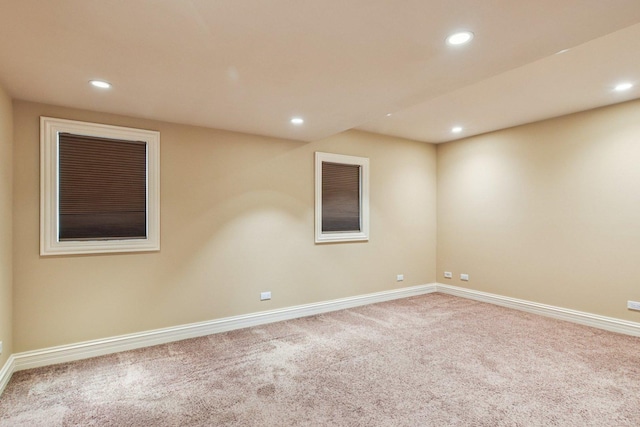 22454 Hinspeter Dr, Frankfort, IL 60423 - empty room featuring carpet and recessed lighting