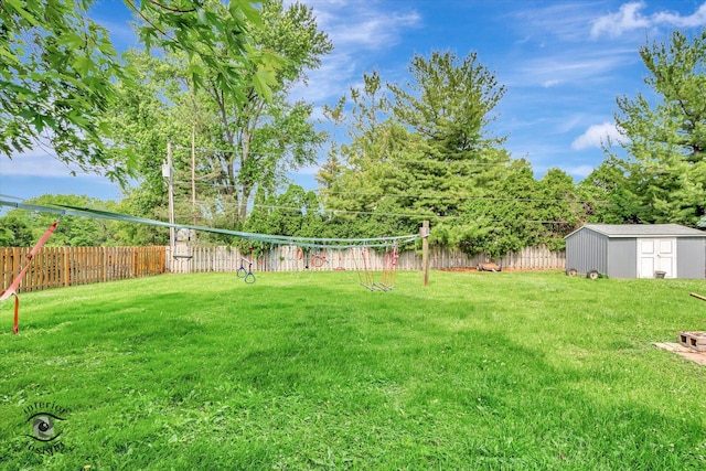 5S558 Tuthill Rd, Naperville, IL 60563 - view of yard featuring a storage unit