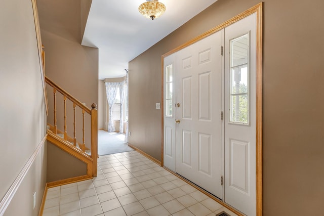 212 Jake Ln, Hampshire, IL 60140 - entrance foyer with stairway