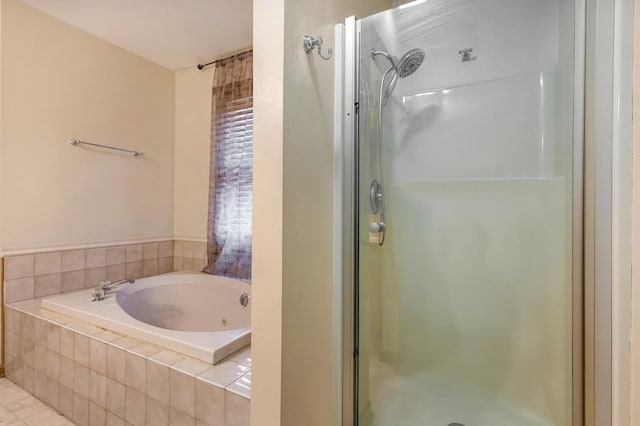 212 Jake Ln, Hampshire, IL 60140 - bathroom featuring a stall shower and a whirlpool tub