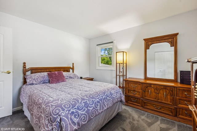 7626 Deerfield Ave, Woodridge, IL 60517 - bedroom with dark colored carpet