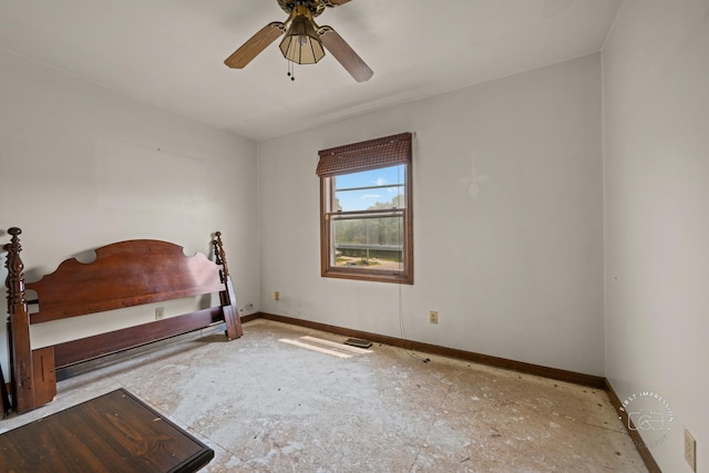 1340 Ironwood Ct, Aurora, IL 60506 - bedroom featuring baseboards and a ceiling fan
