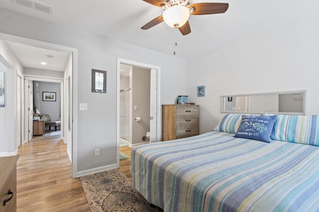 1523 Eadens Pl Unit 1523, Dixon, IL 61021 - bedroom with light wood finished floors and a ceiling fan