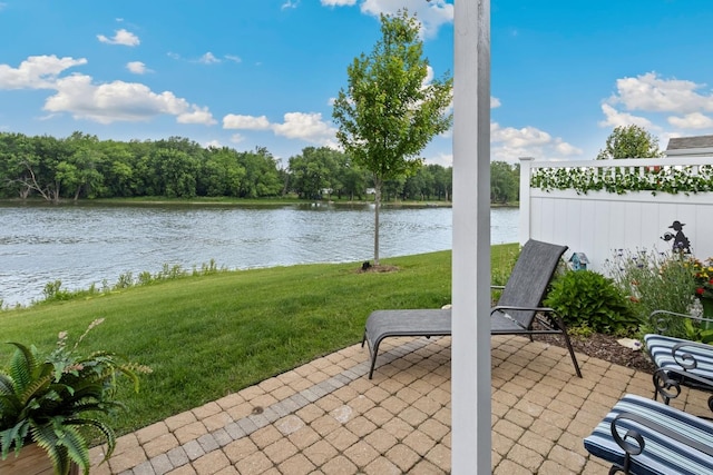 1523 Eadens Pl Unit 1523, Dixon, IL 61021 - view of patio with a water view
