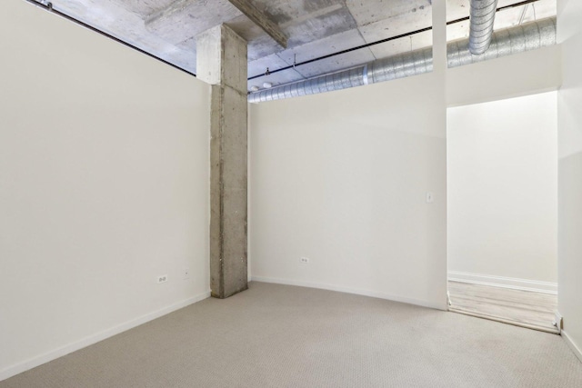 1000 W Adams St Unit 523, Chicago, IL 60607 - carpeted empty room featuring baseboards