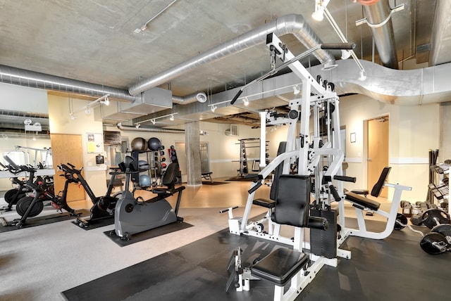 1000 W Adams St Unit 523, Chicago, IL 60607 - view of gym