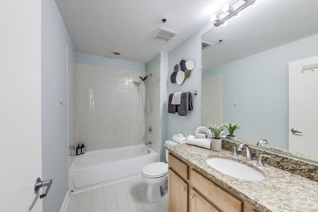 1841 S Calumet Ave Unit 1808, Chicago, IL 60616 - full bath featuring vanity, bathing tub / shower combination, and tile patterned flooring